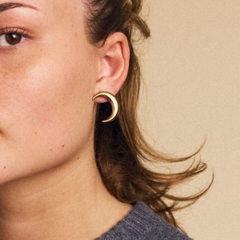 Edblad New Moon Studs L Gold
