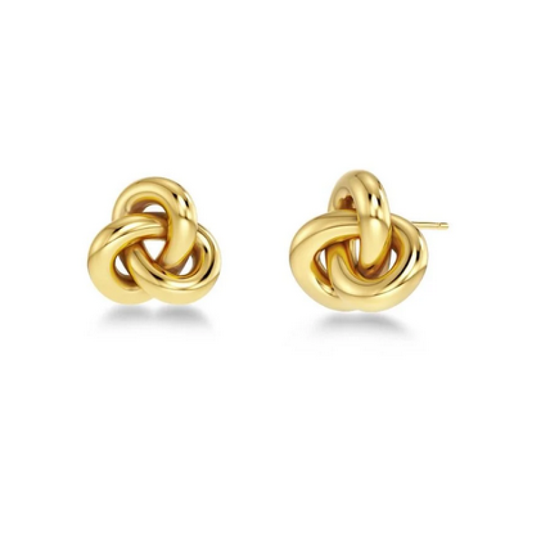 Infinity Knot σκουλαρίκια S Gold 