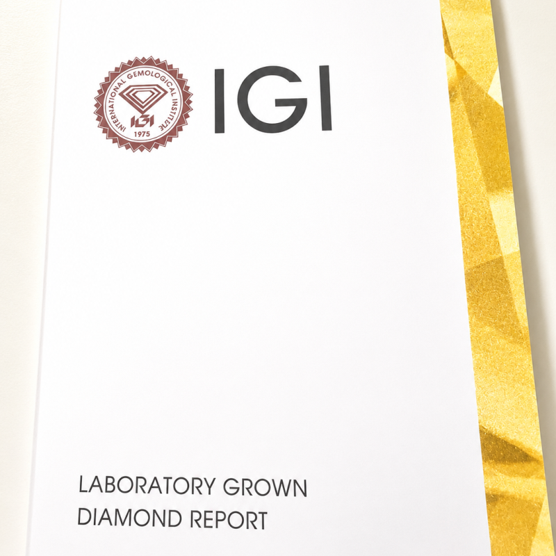 Μονόπετρο με διαμάντι lab grown 
