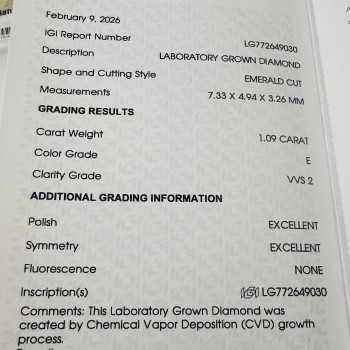 Μονόπετρο με διαμάντι lab grown