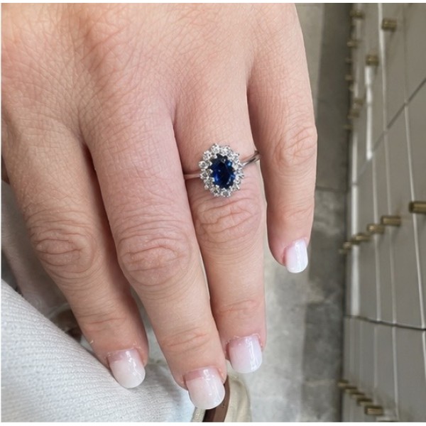 Δαχτυλίδι Χειροποίητο με Aquamarine