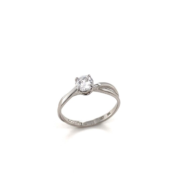 Μονόπετρο δαχτυλίδι FaCad'Oro Μονόπετρο δαχτυλίδι FaCad'Oro