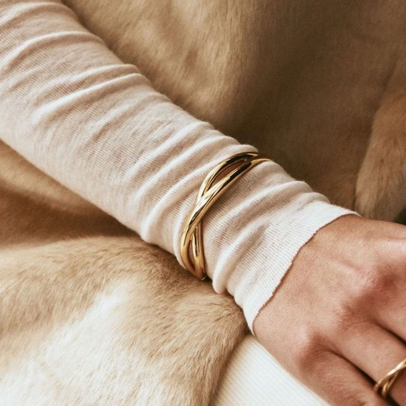 Bραχιόλι Edblad Nouveau Bangle Gold S